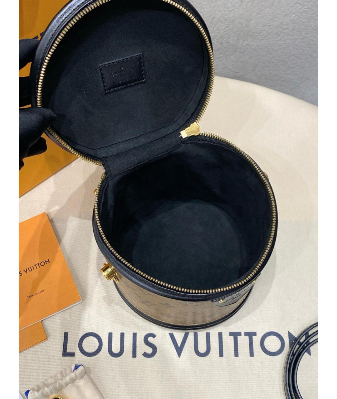LOUIS VUITTON Коричневая сумка с короткими ручками, фото 9