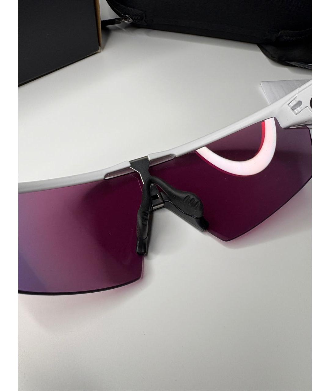 OAKLEY Белые пластиковые солнцезащитные очки, фото 8
