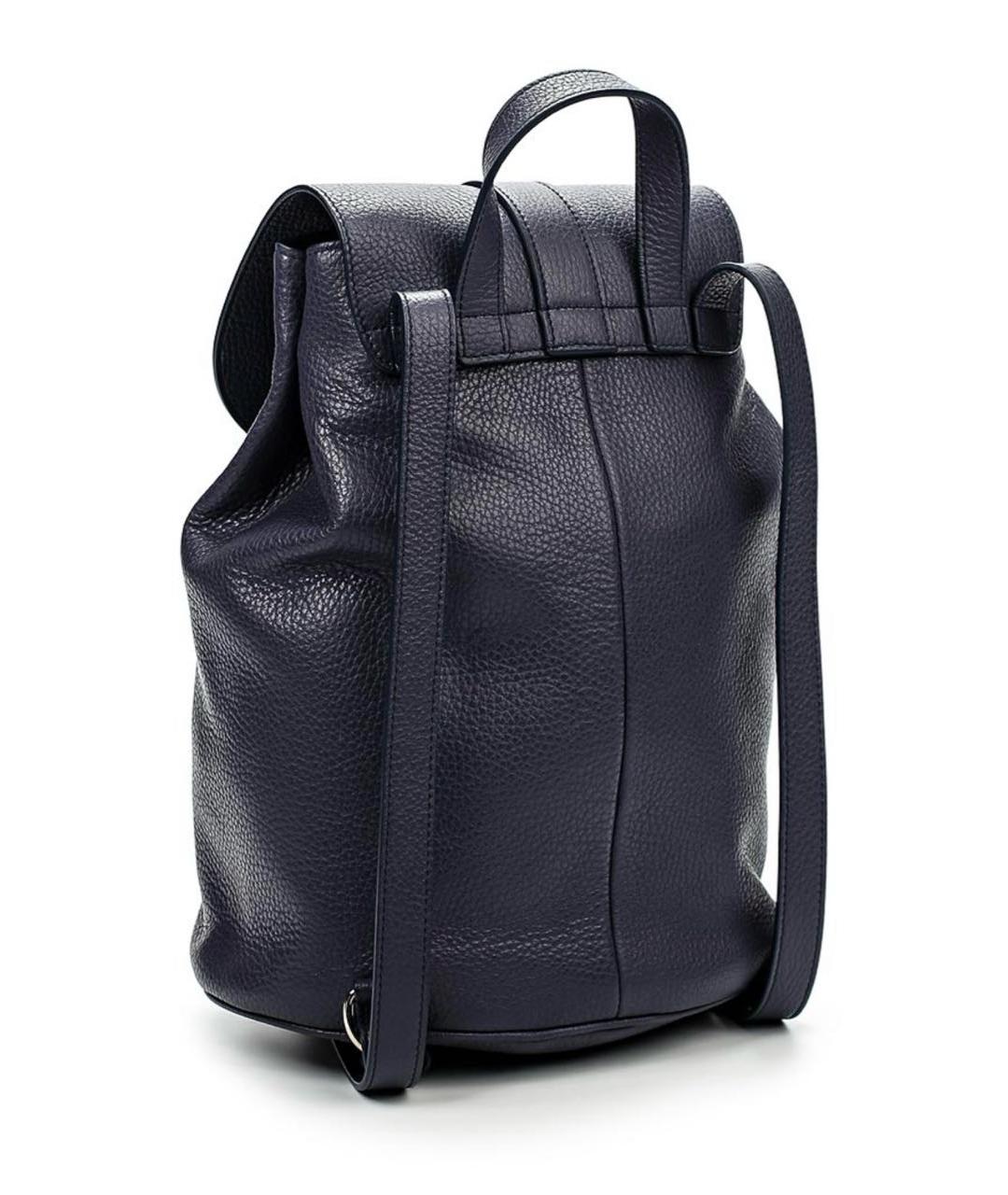 JIL SANDER Черный кожаный рюкзак, фото 3