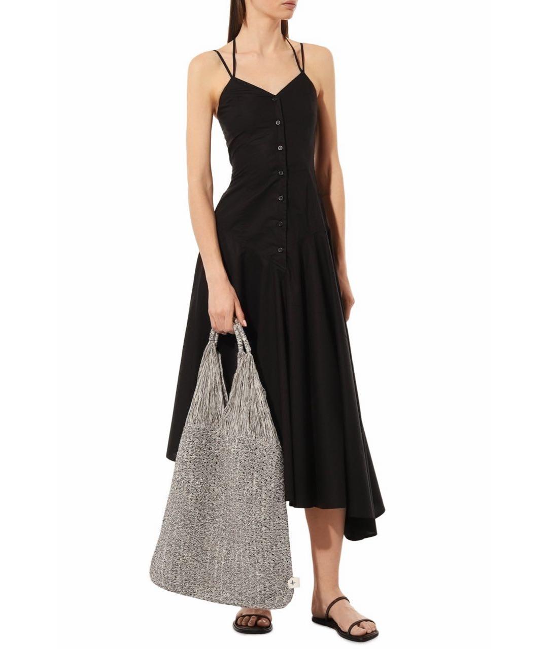 JIL SANDER Серебряная сумка тоут, фото 4