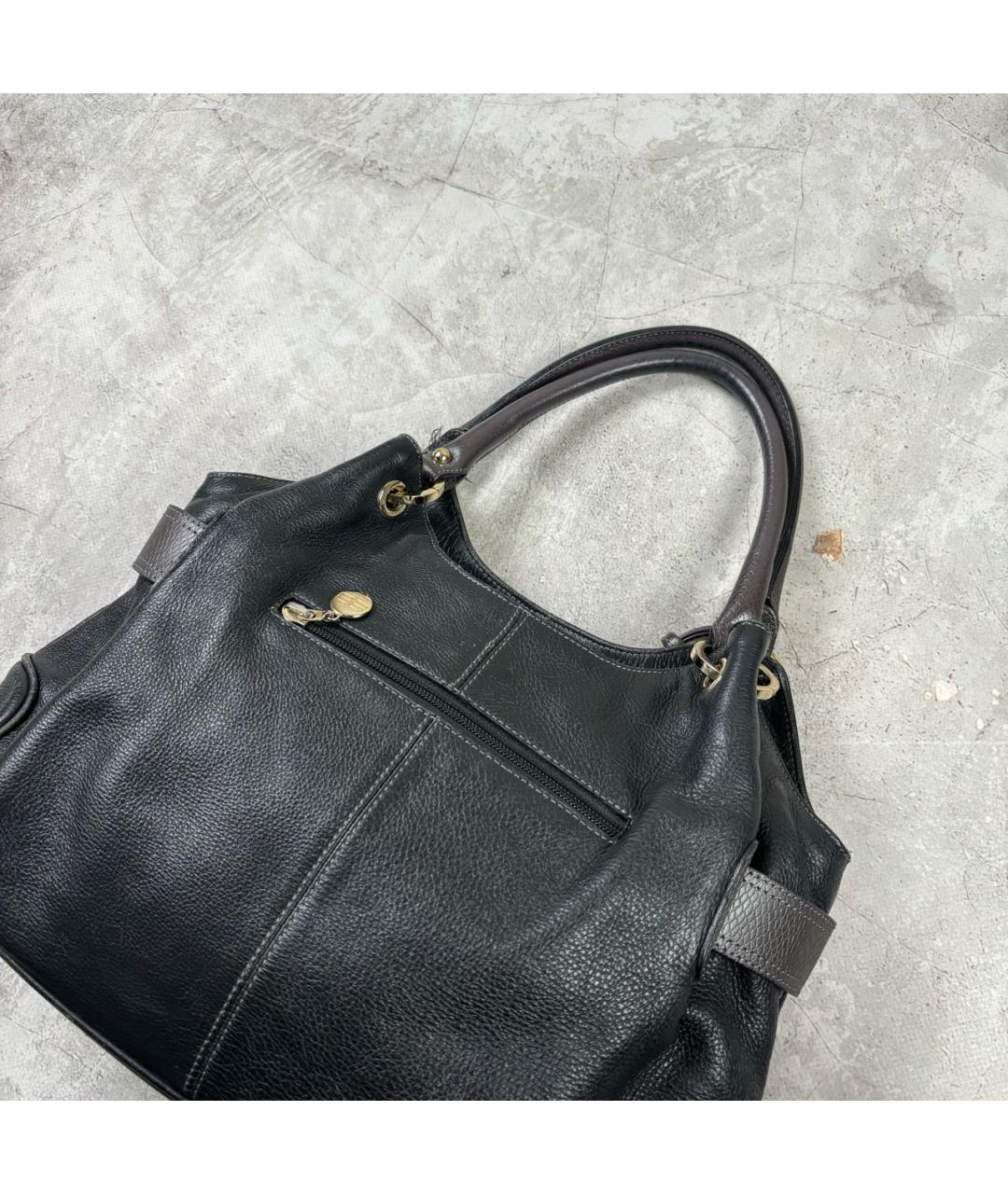 BALENCIAGA Черная кожаная сумка с короткими ручками, фото 4