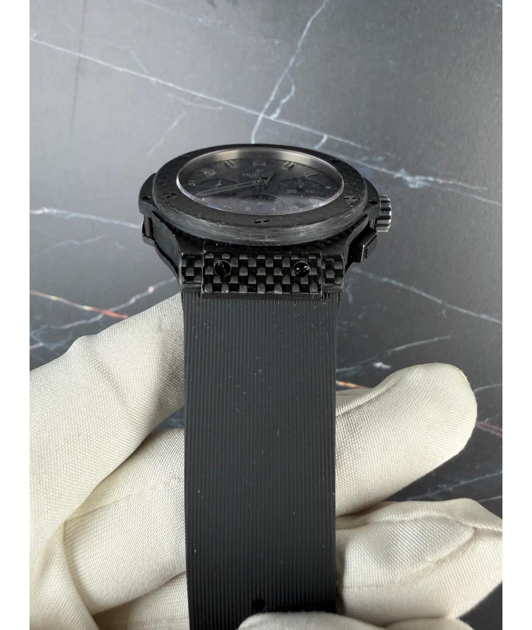 HUBLOT Черные карбоновые часы, фото 5