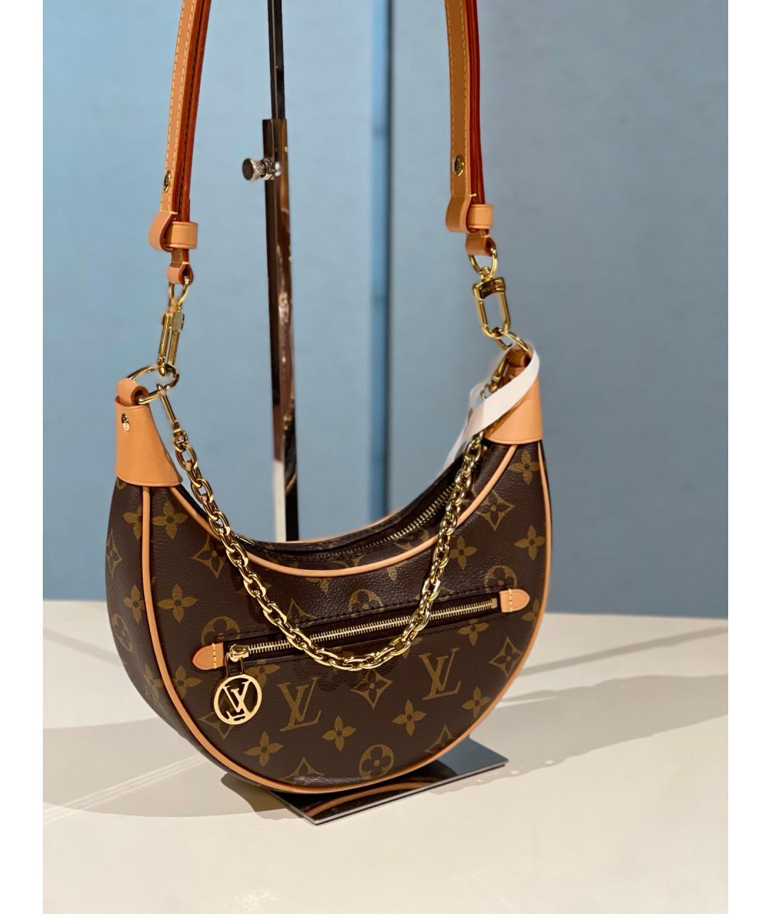 LOUIS VUITTON Коричневая сумка через плечо, фото 2