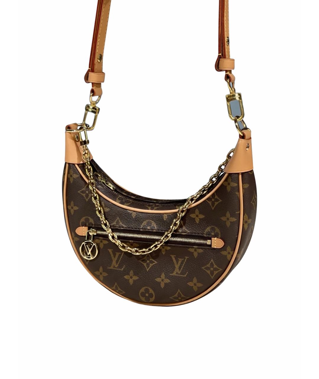 LOUIS VUITTON Коричневая сумка через плечо, фото 1