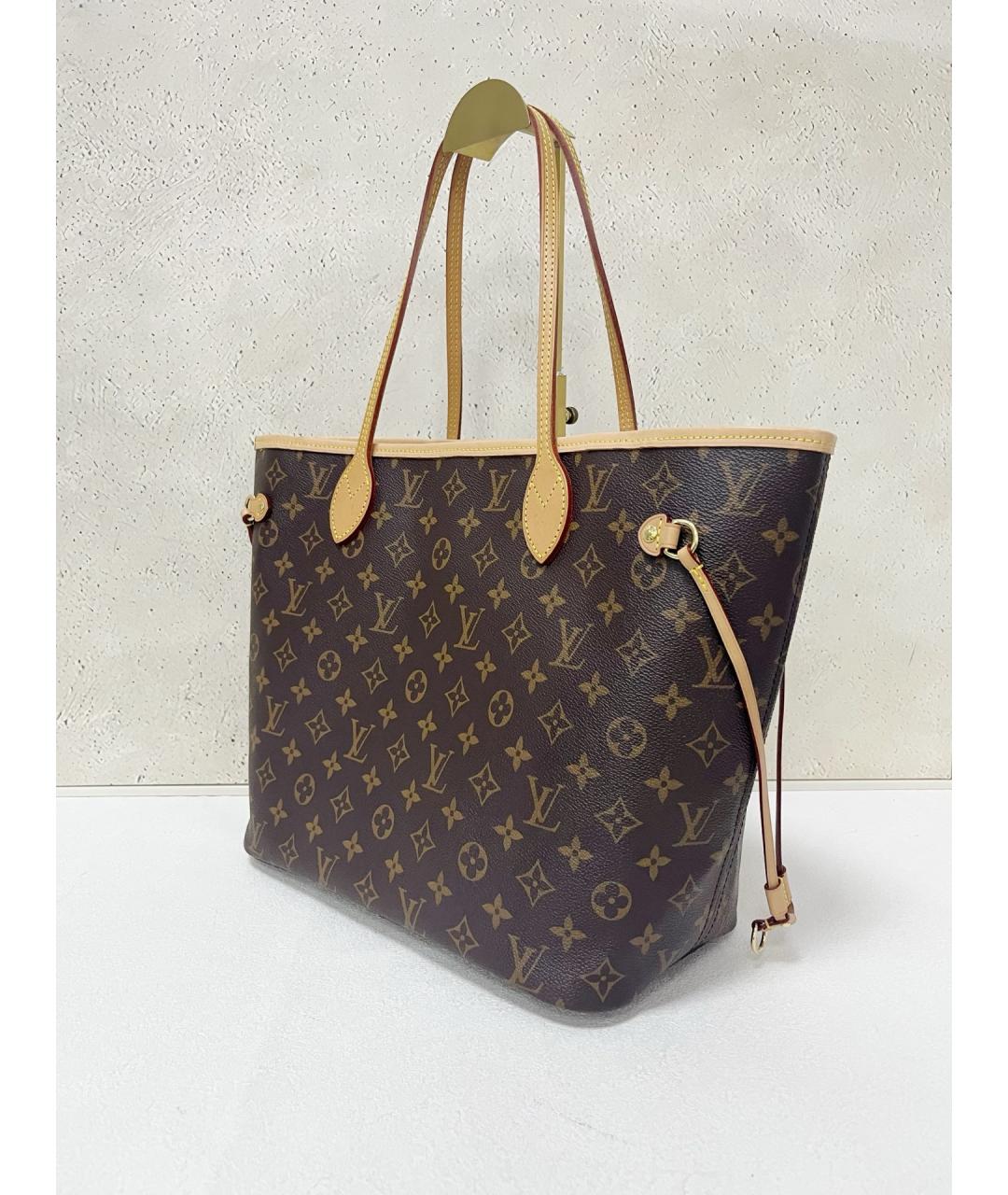 LOUIS VUITTON Коричневая сумка тоут, фото 4