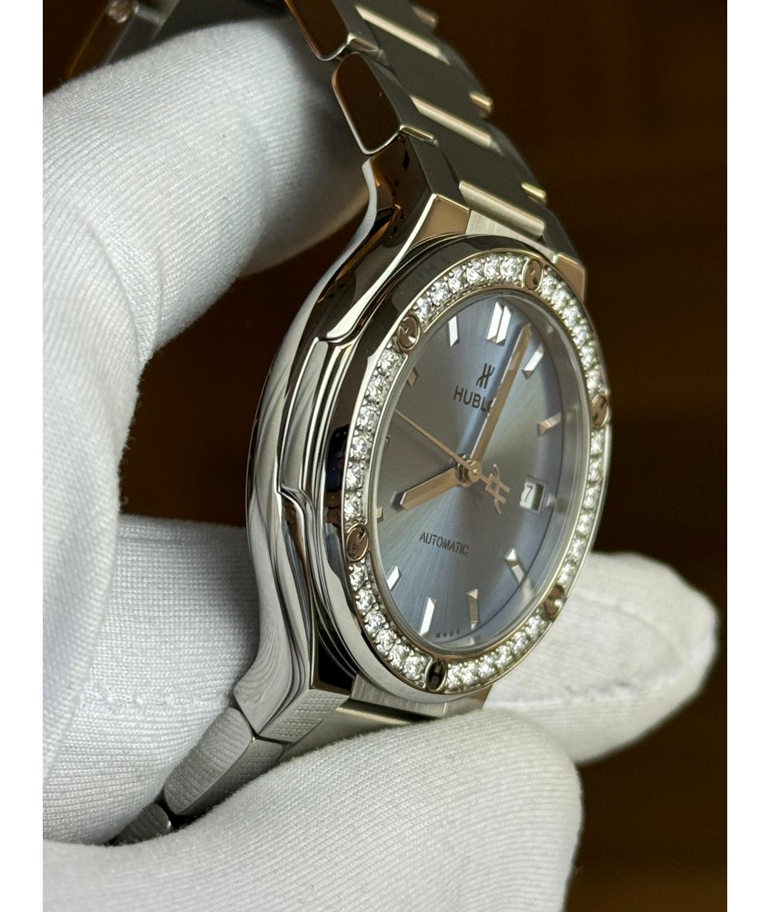 HUBLOT Голубые часы, фото 6