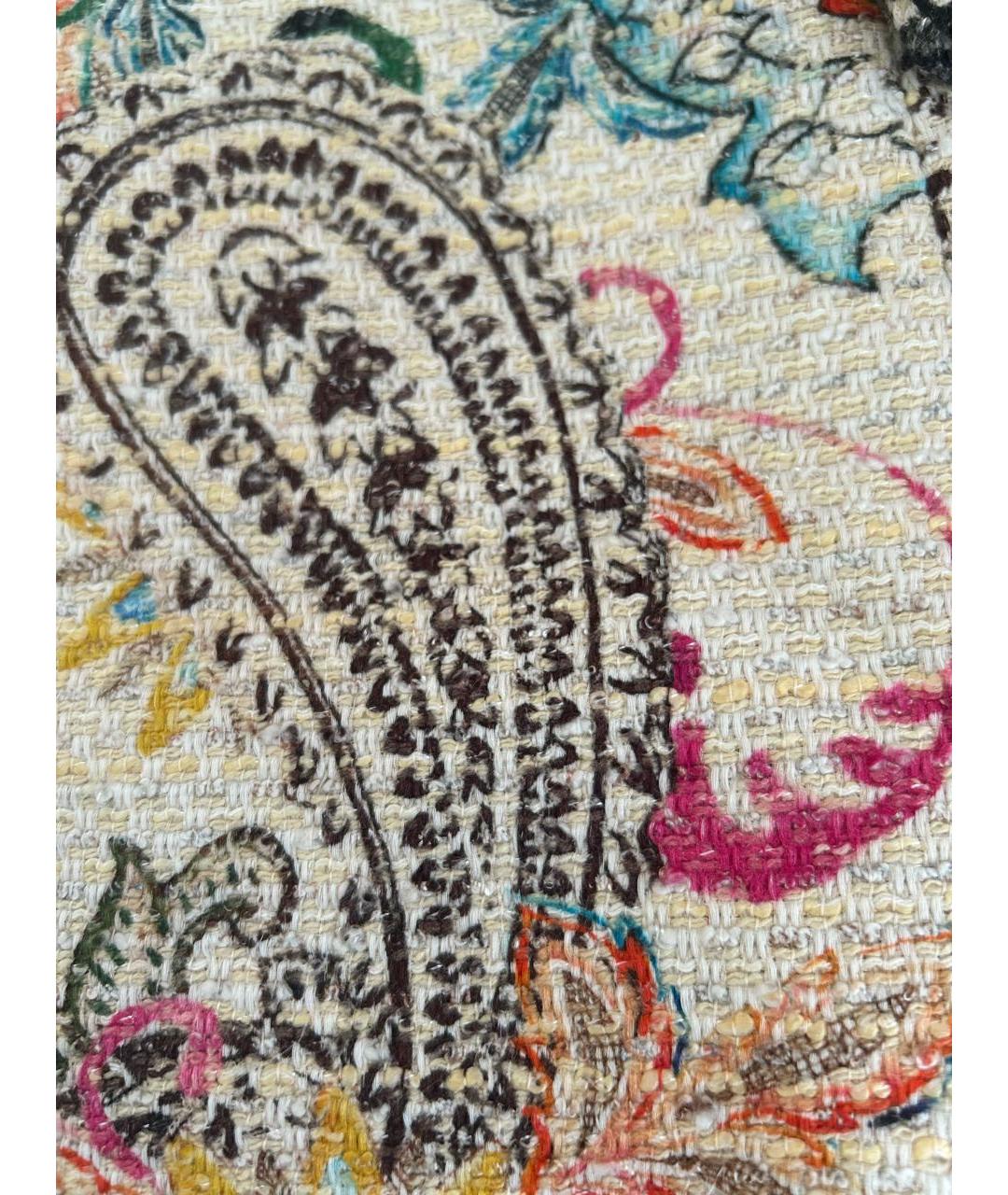 ETRO Бежевое хлопковое пальто, фото 7