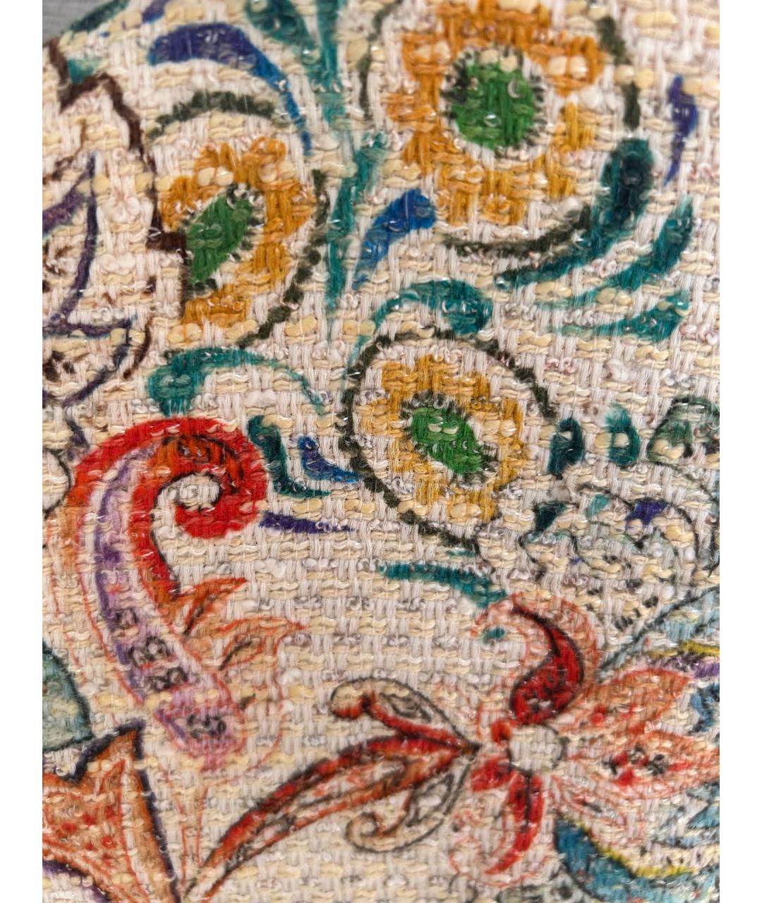 ETRO Бежевое хлопковое пальто, фото 5