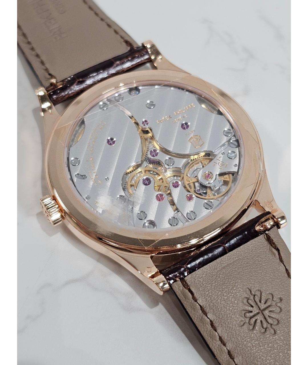 PATEK PHILIPPE Белые часы из розового золота, фото 4