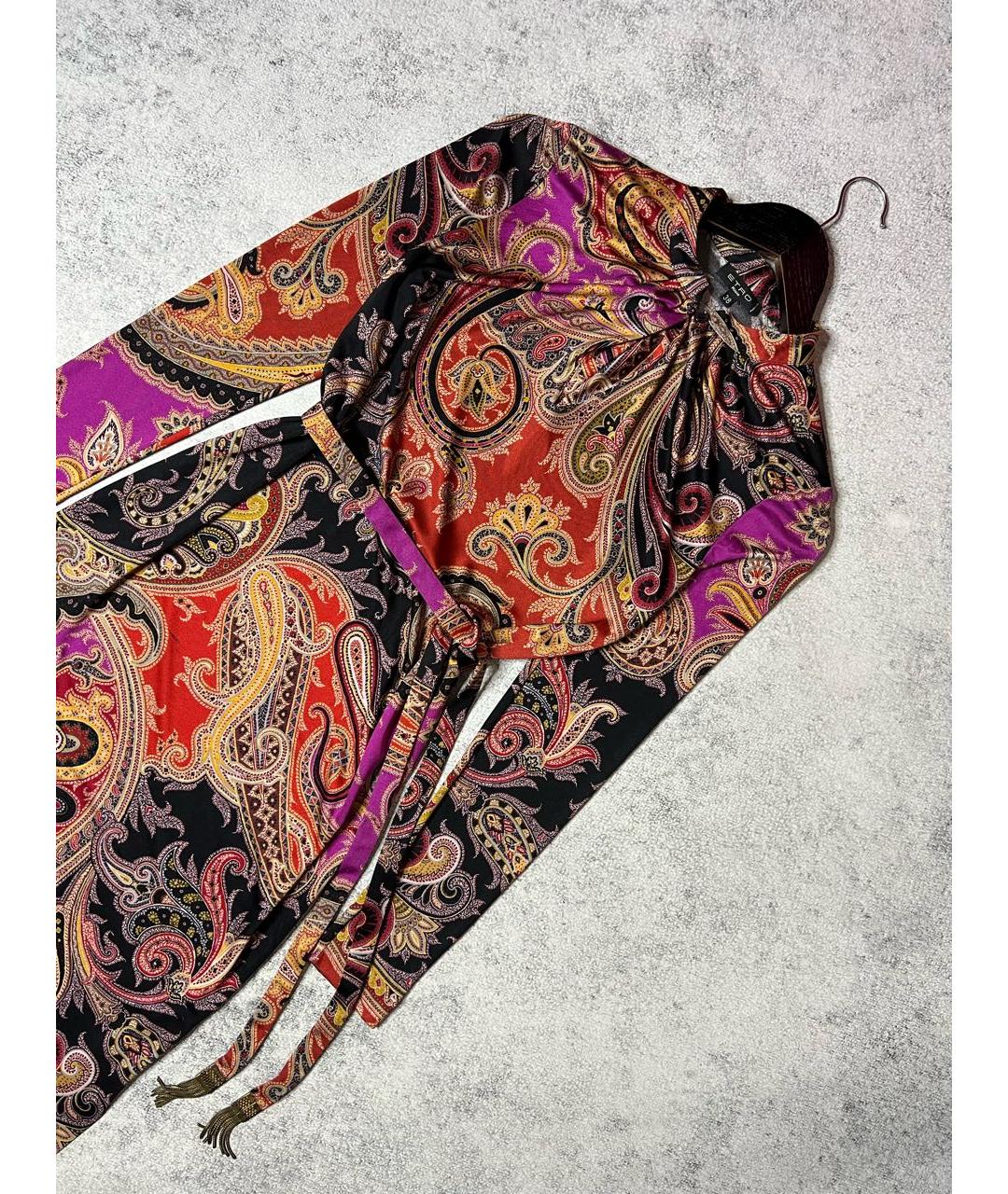 ETRO Мульти вискозное платье, фото 2