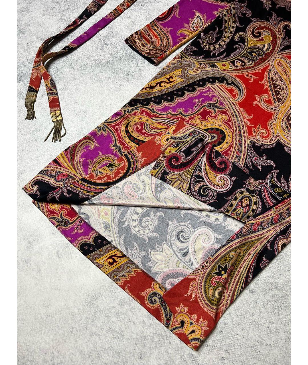 ETRO Мульти вискозное платье, фото 6