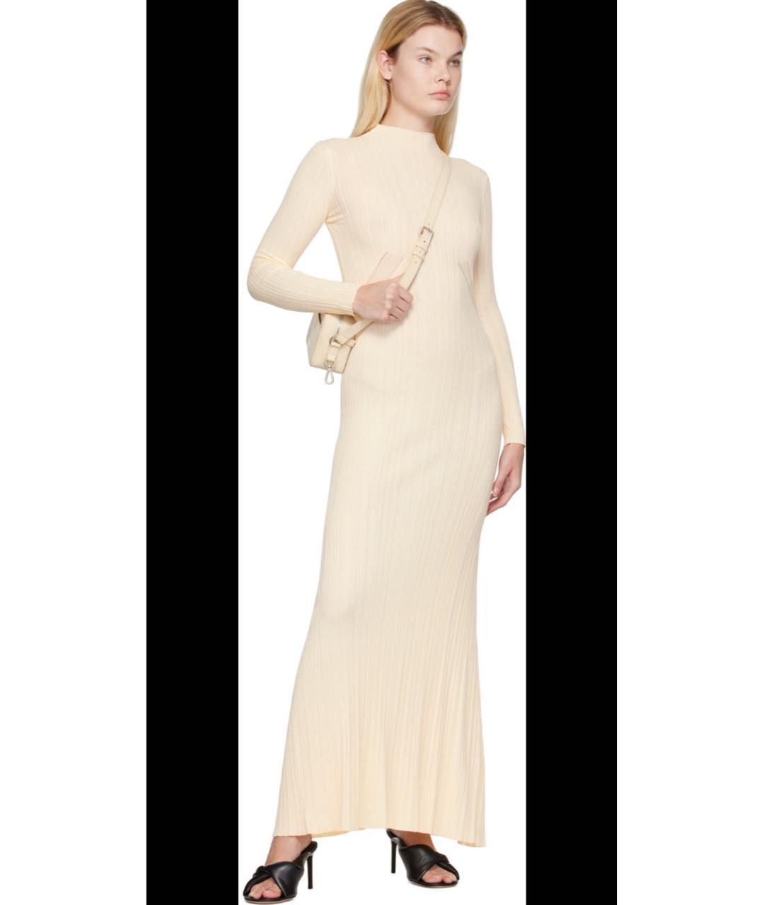JACQUEMUS Бежевое вечернее платье, фото 2