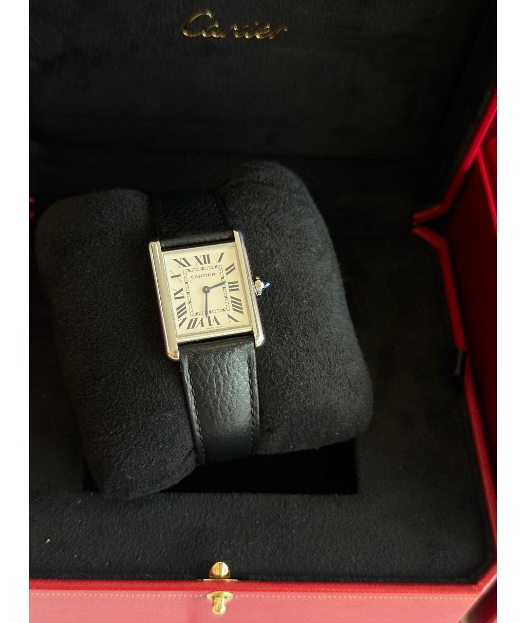 CARTIER Бежевые часы, фото 4