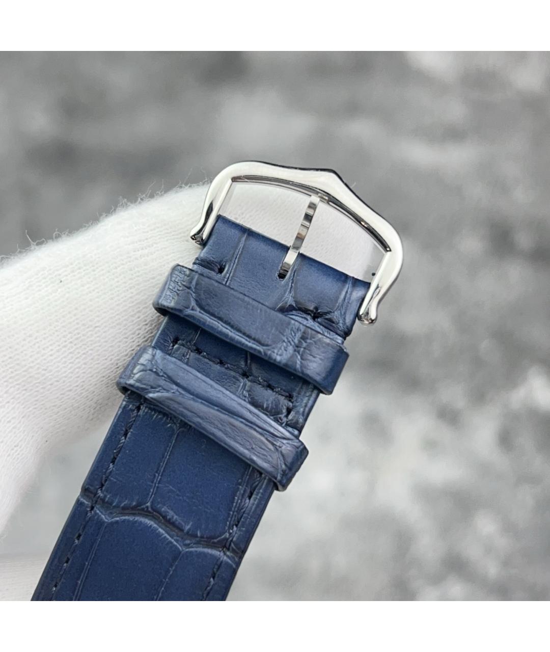 CARTIER Серебряные платиновые часы, фото 6