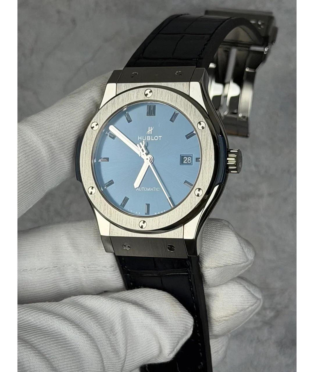 HUBLOT Синие металлические часы, фото 2