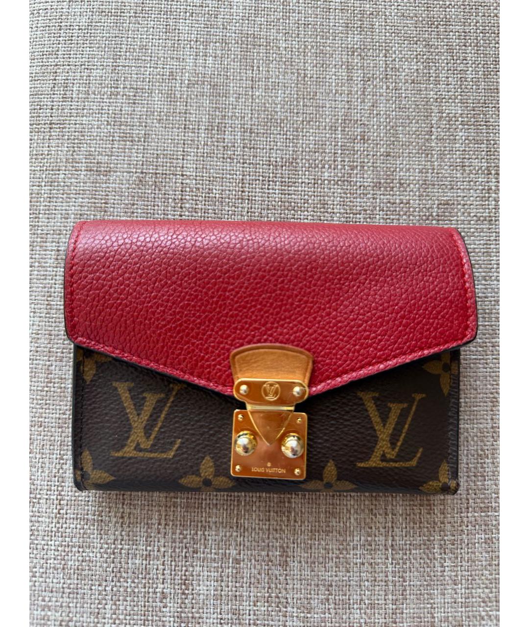 LOUIS VUITTON Красный кошелек, фото 5