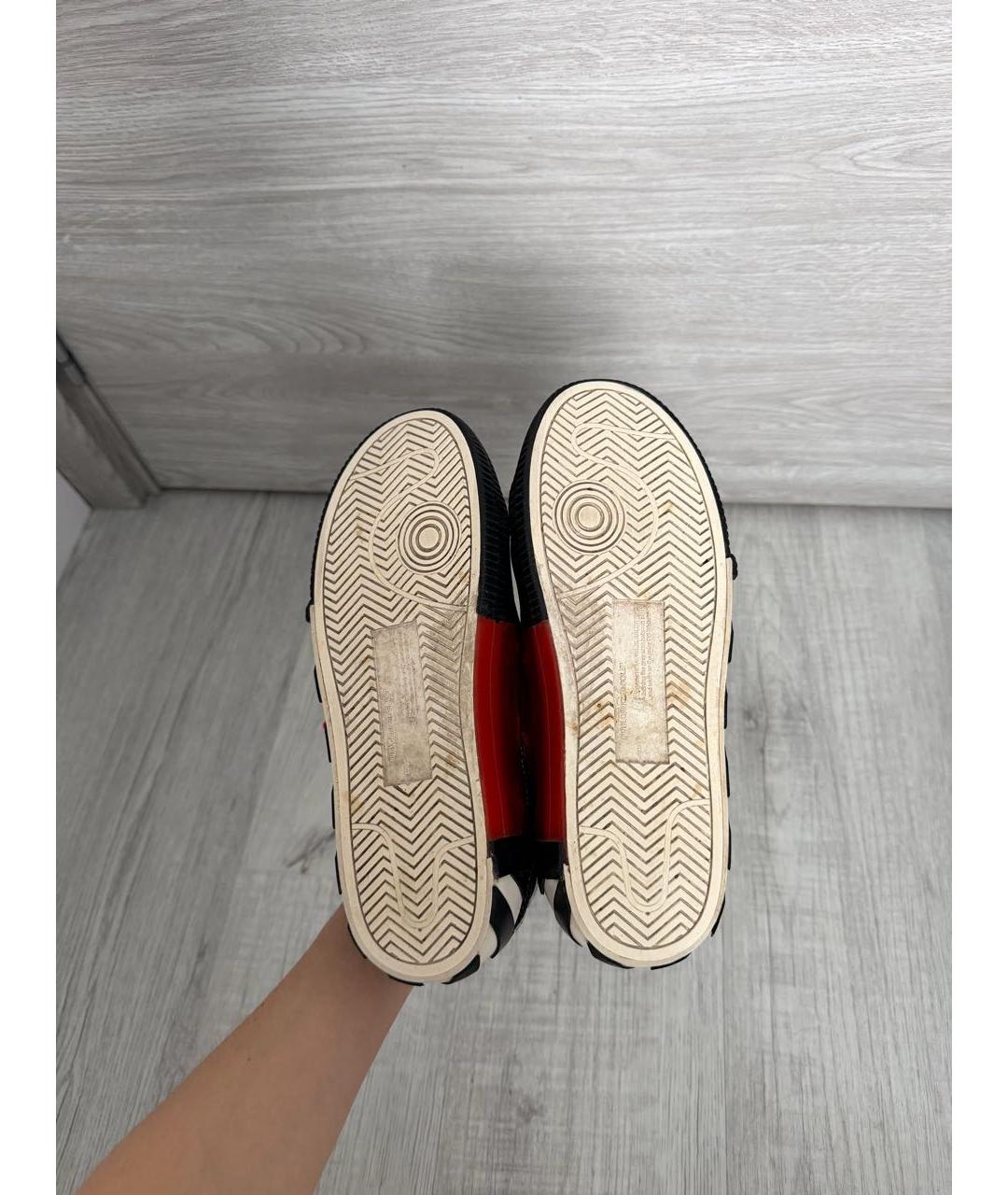 OFF-WHITE Черные замшевые кеды, фото 6
