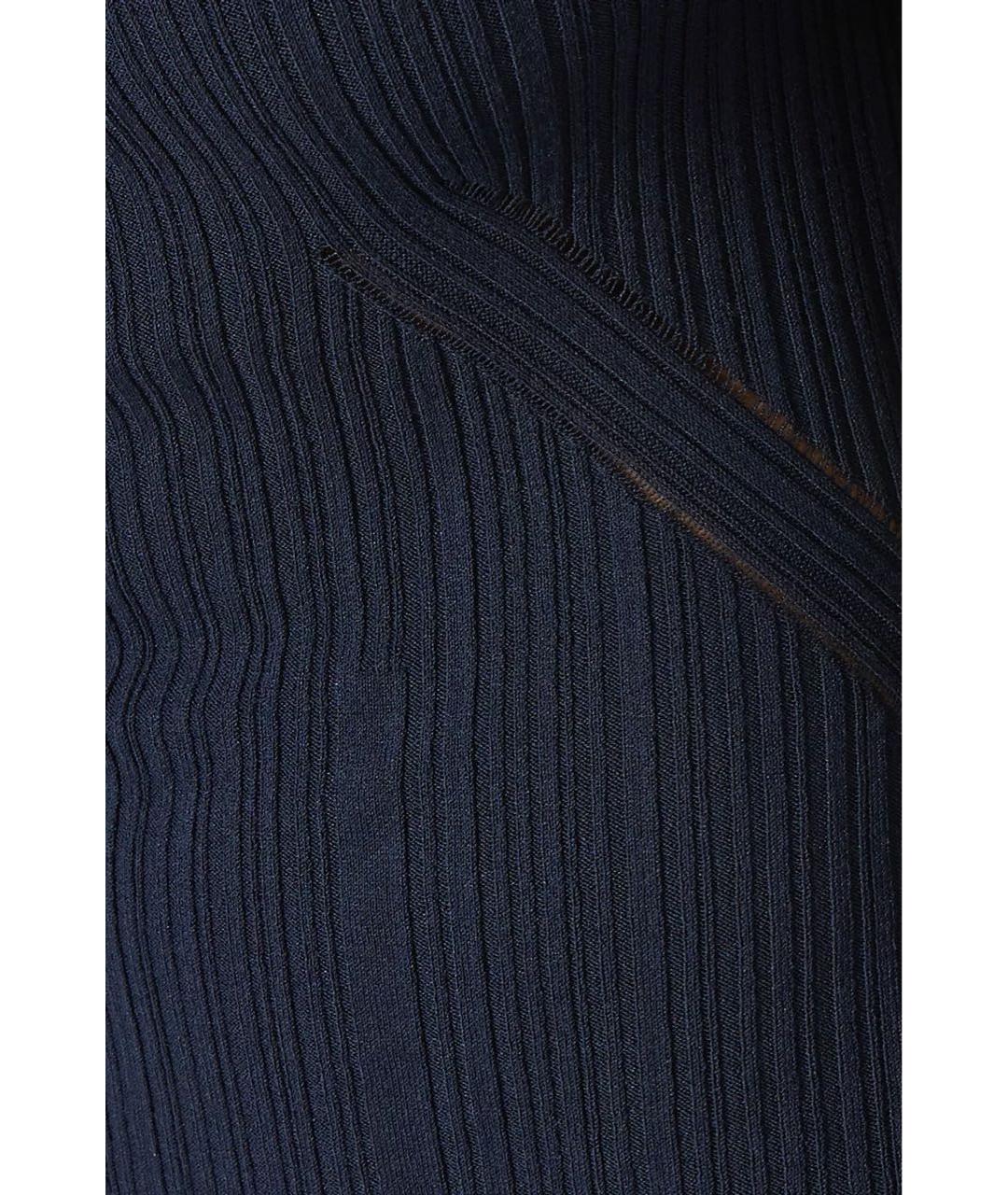 JACQUEMUS Темно-синее коктейльное платье, фото 5