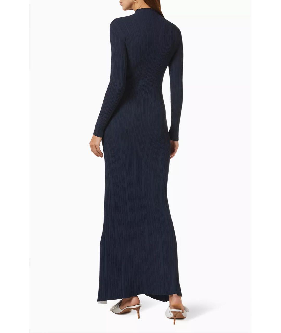 JACQUEMUS Темно-синее коктейльное платье, фото 3