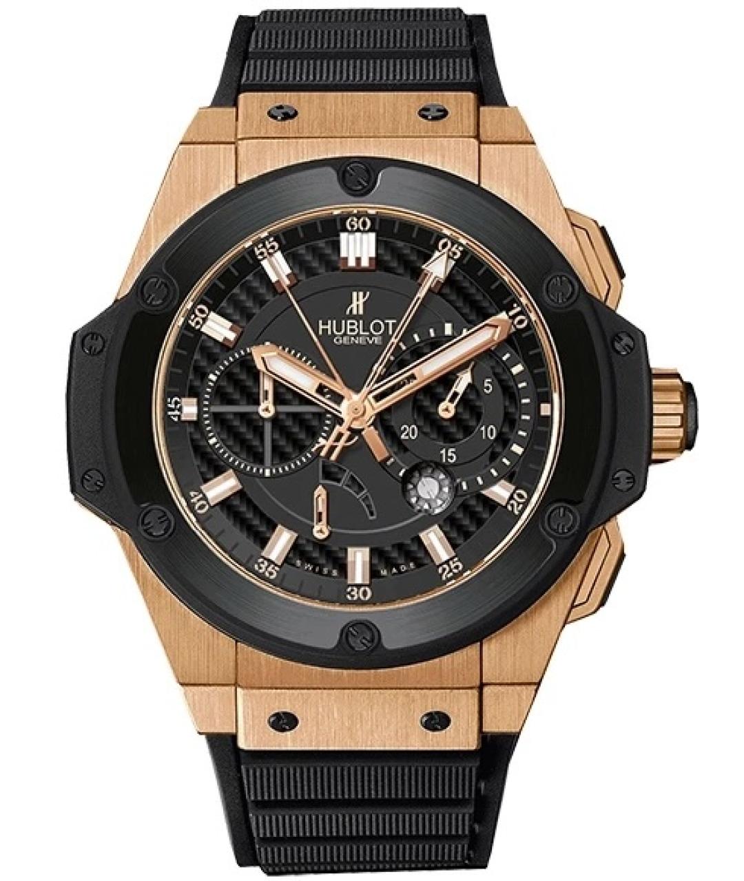 HUBLOT Черные часы из розового золота, фото 1