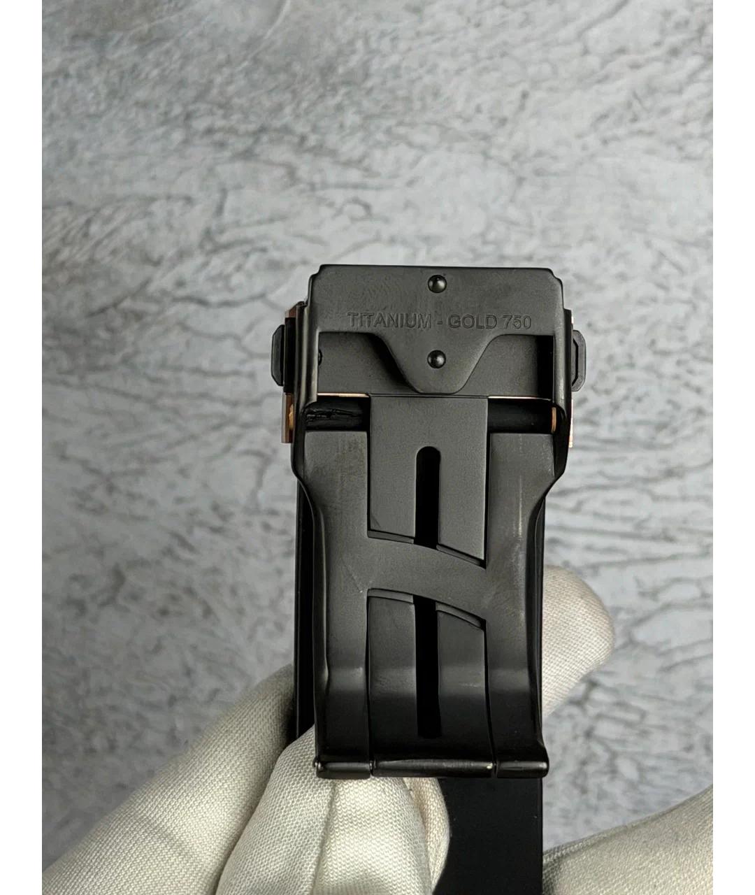 HUBLOT Черные часы из розового золота, фото 8