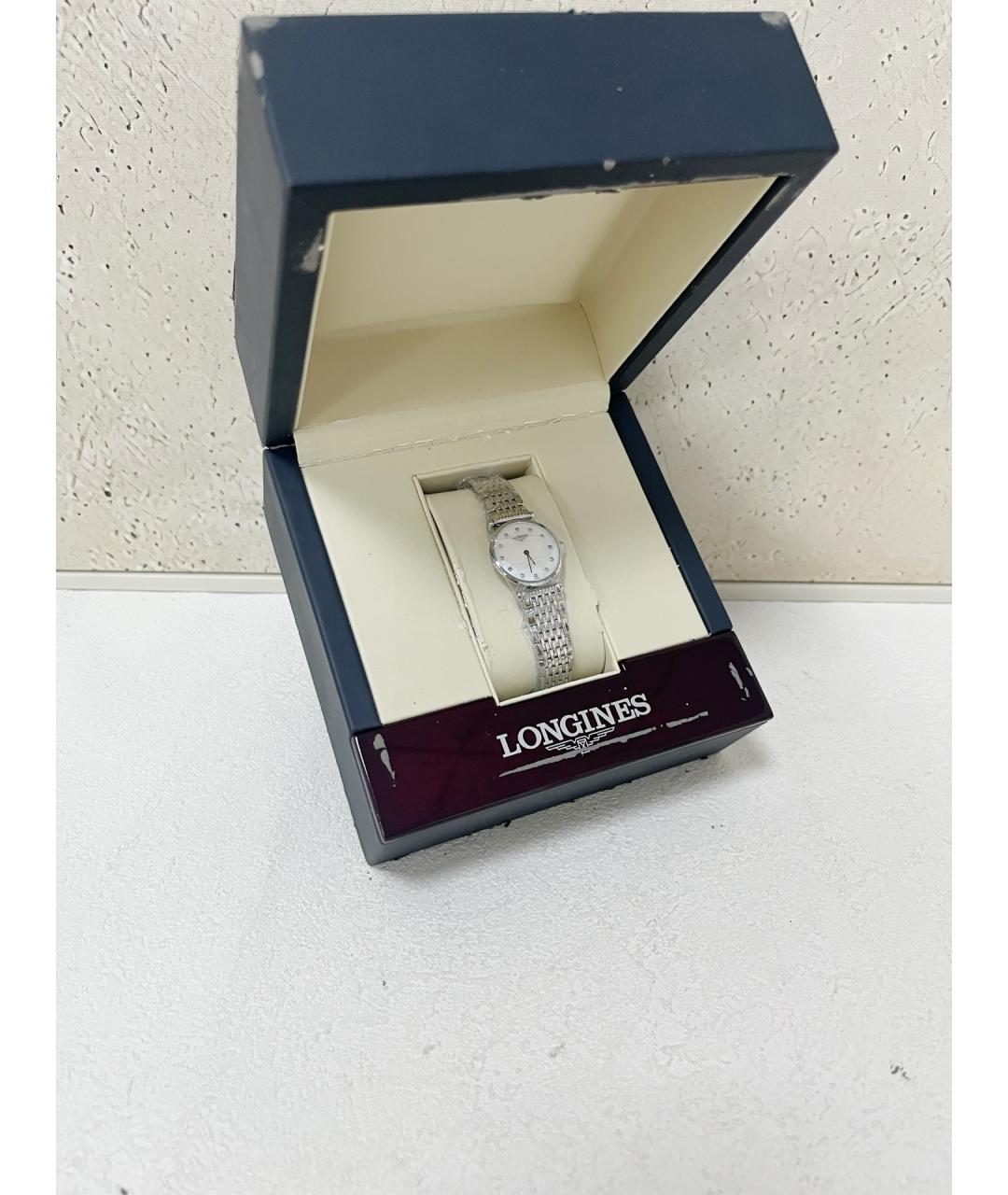 LONGINES Белые часы, фото 3