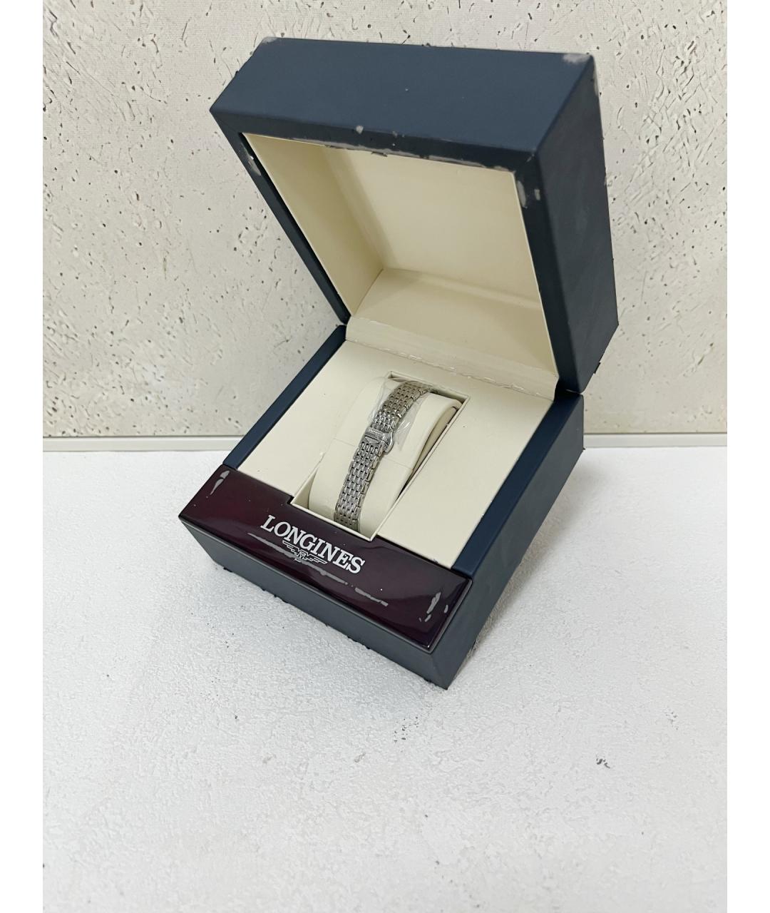 LONGINES Белые часы, фото 5