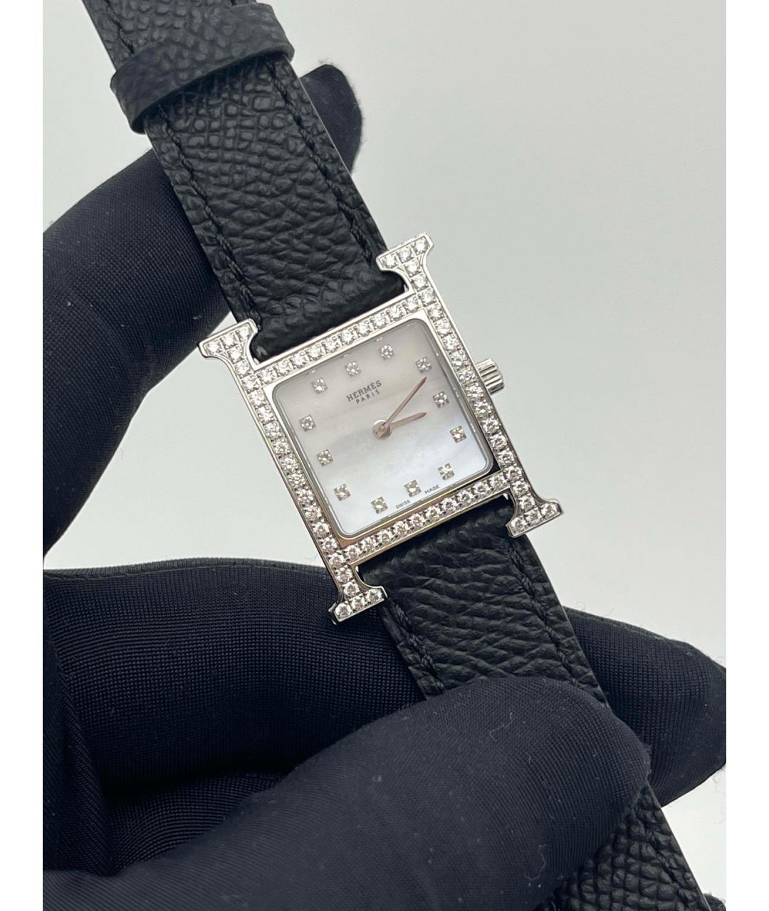 HERMES Белые часы, фото 3