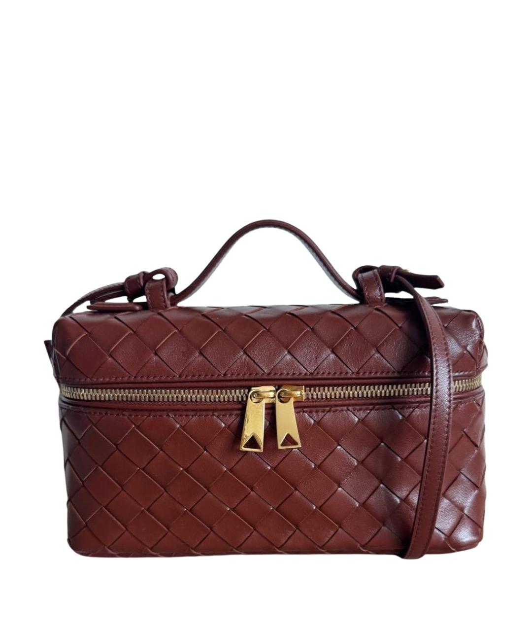 BOTTEGA VENETA Красная кожаная сумка через плечо, фото 1