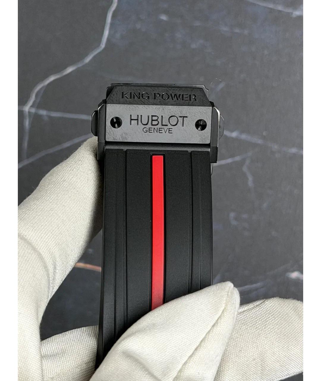 HUBLOT Черные часы из розового золота, фото 7