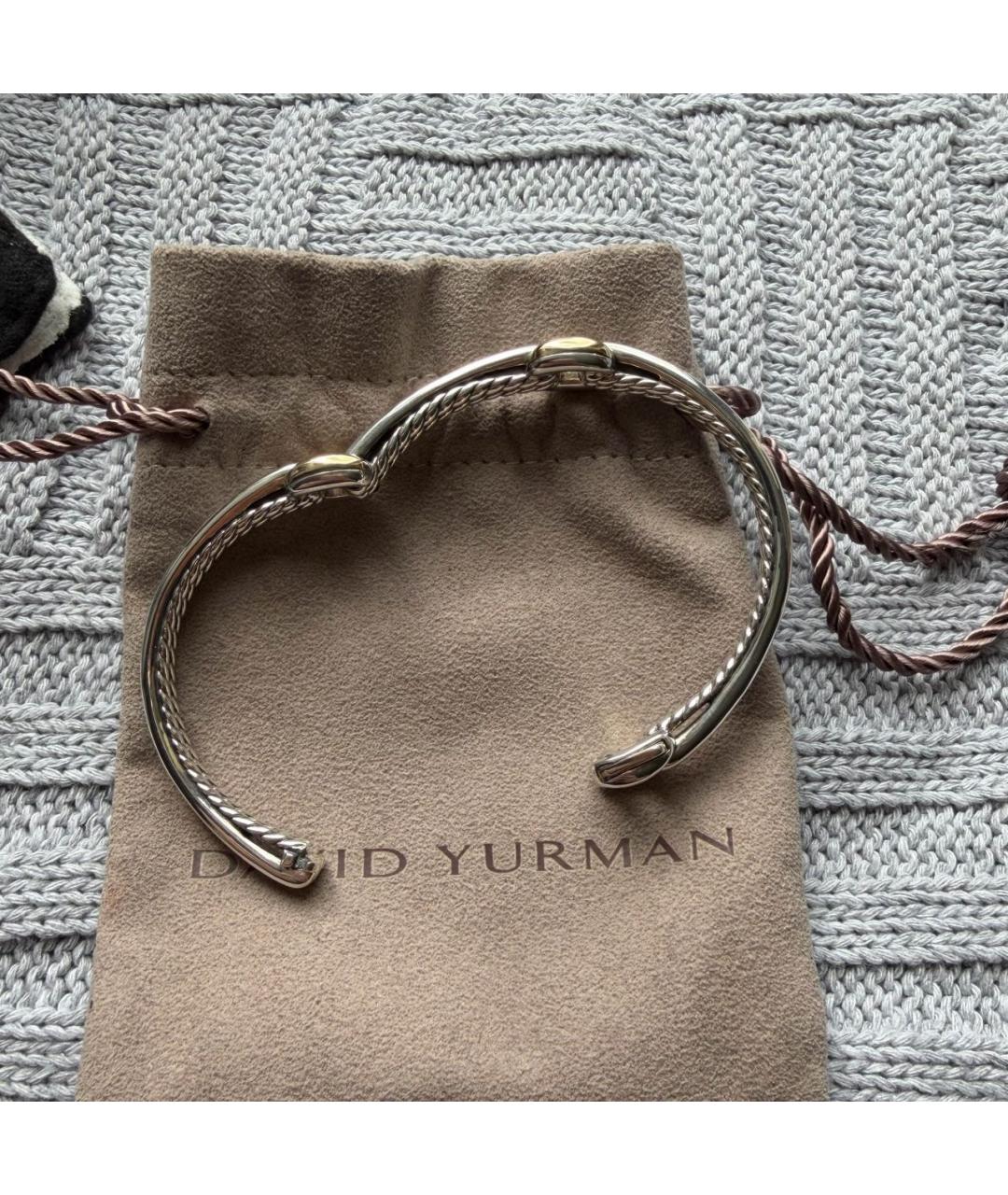 David Yurman Серебряный серебряный браслет, фото 4