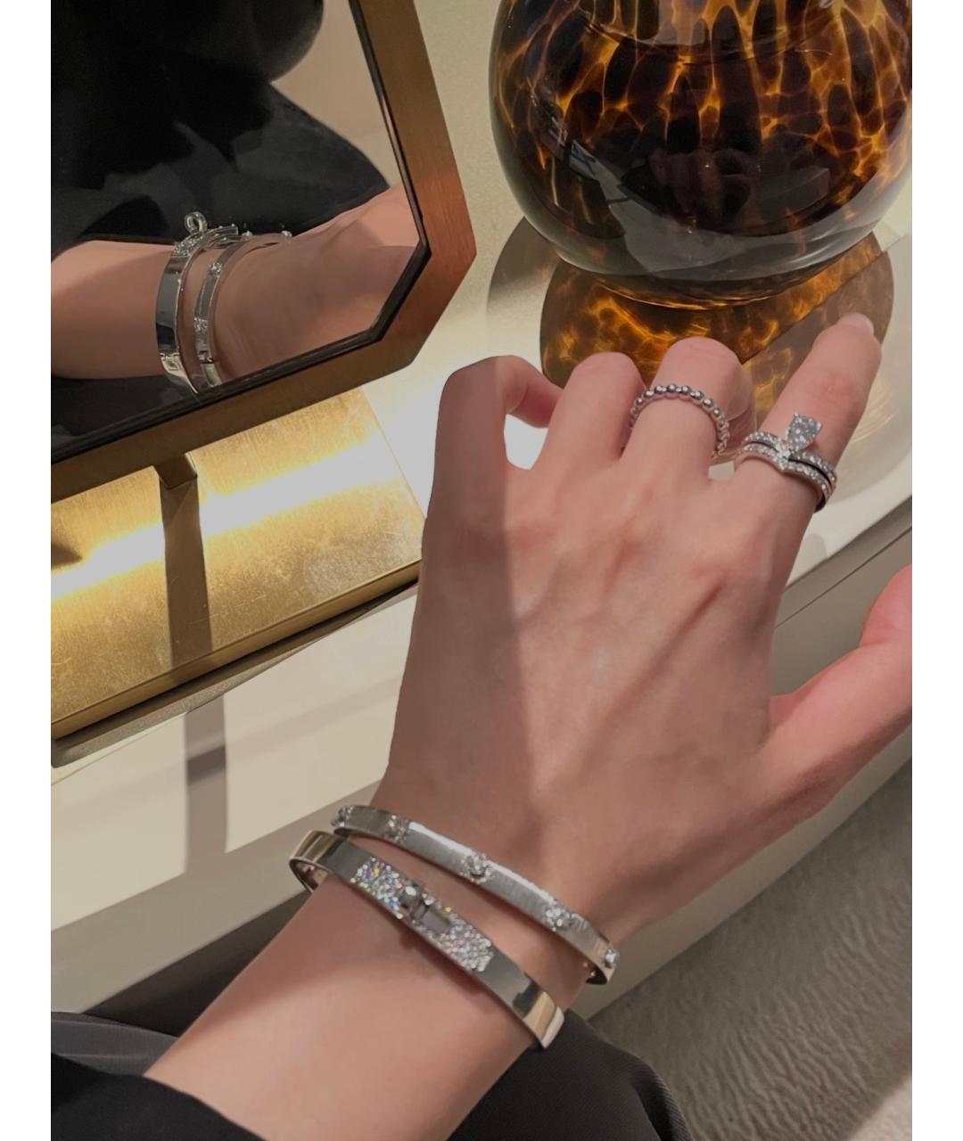 HERMES Серебряный браслет из белого золота, фото 8
