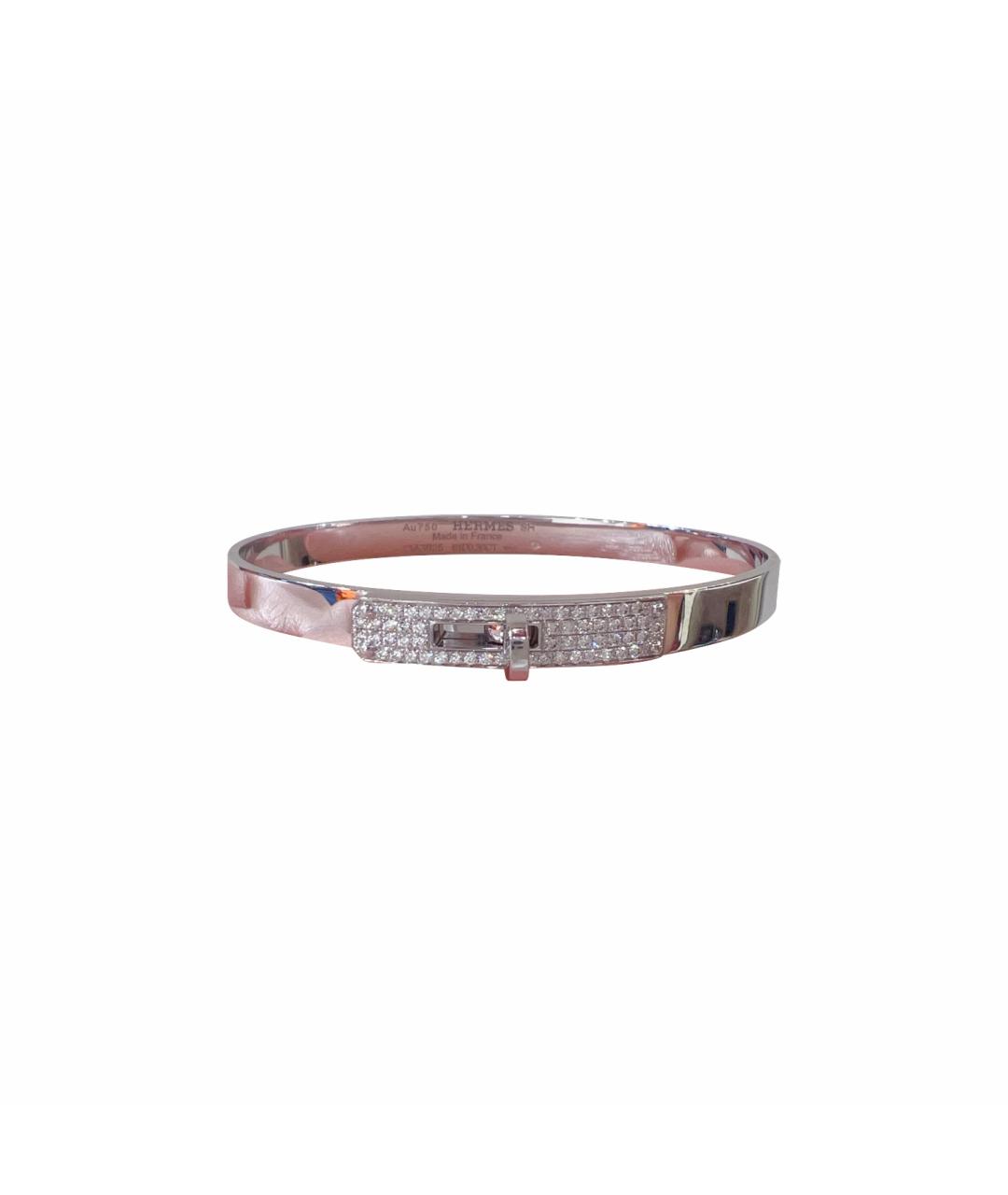 HERMES Серебряный браслет из белого золота, фото 1