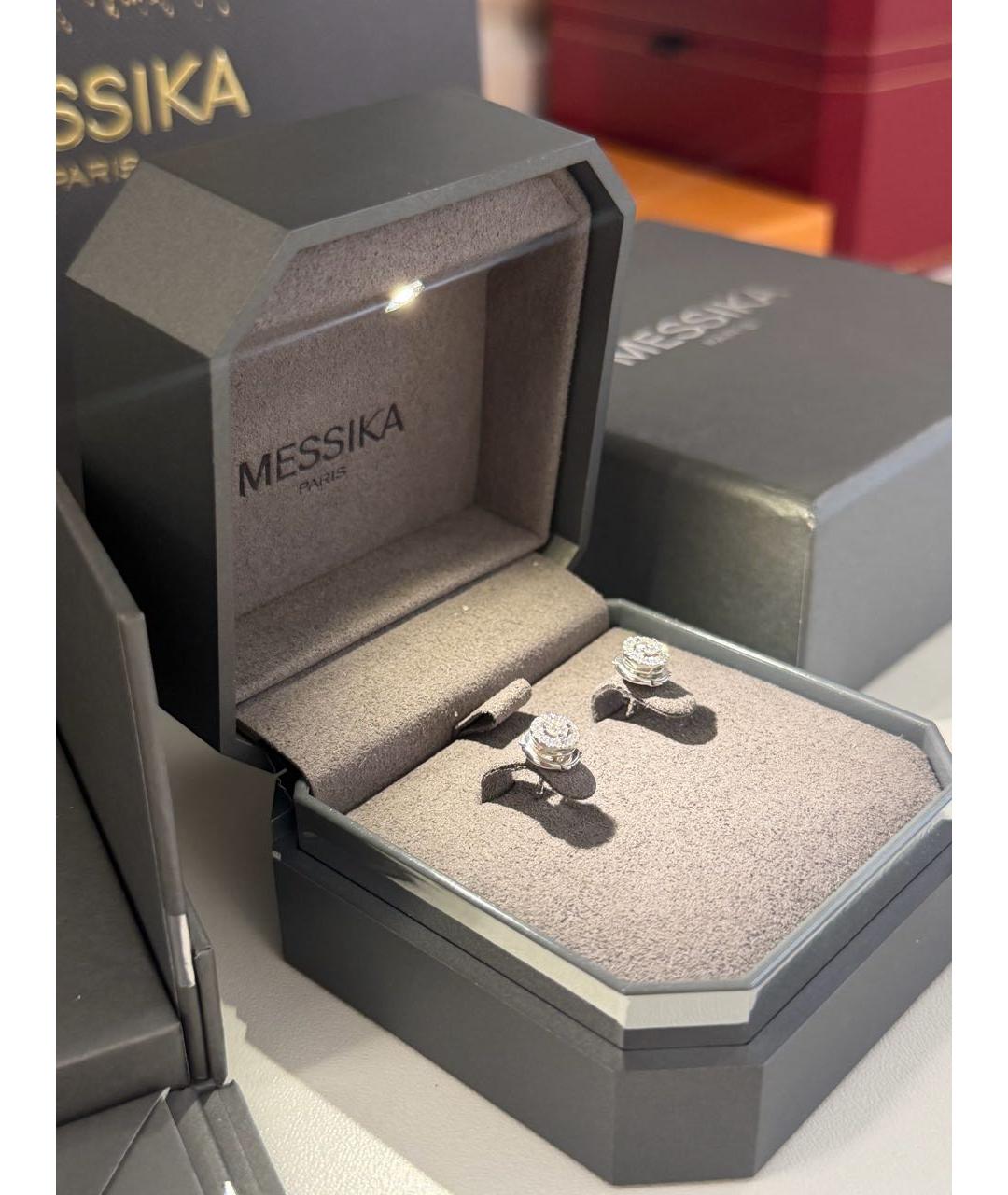 MESSIKA Белые серьги из белого золота, фото 4