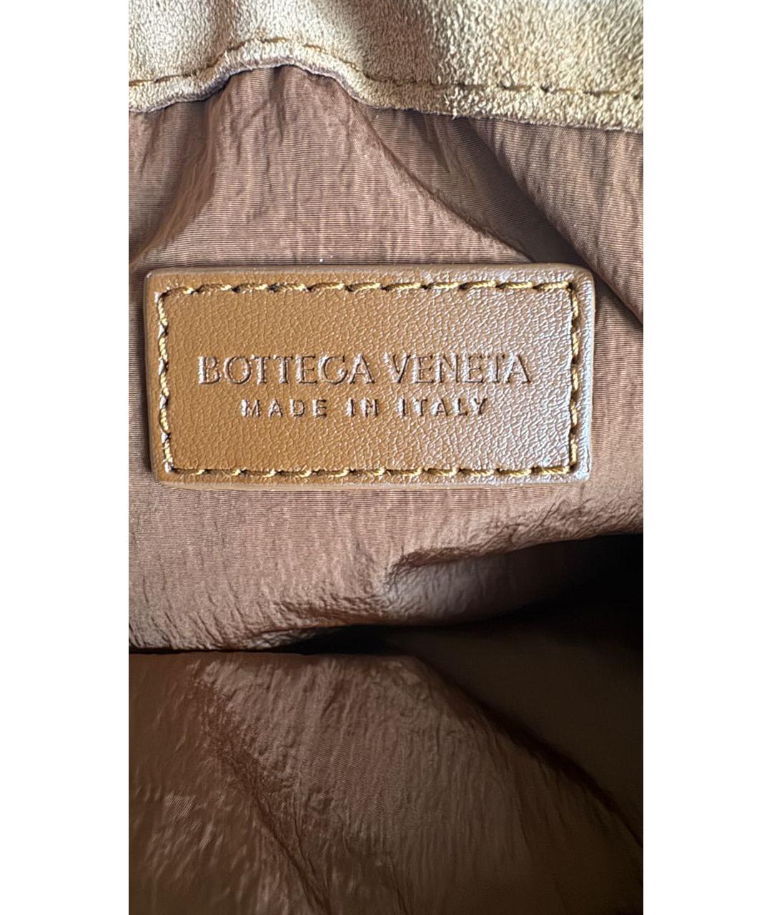 BOTTEGA VENETA Коричневая замшевая сумка через плечо, фото 8