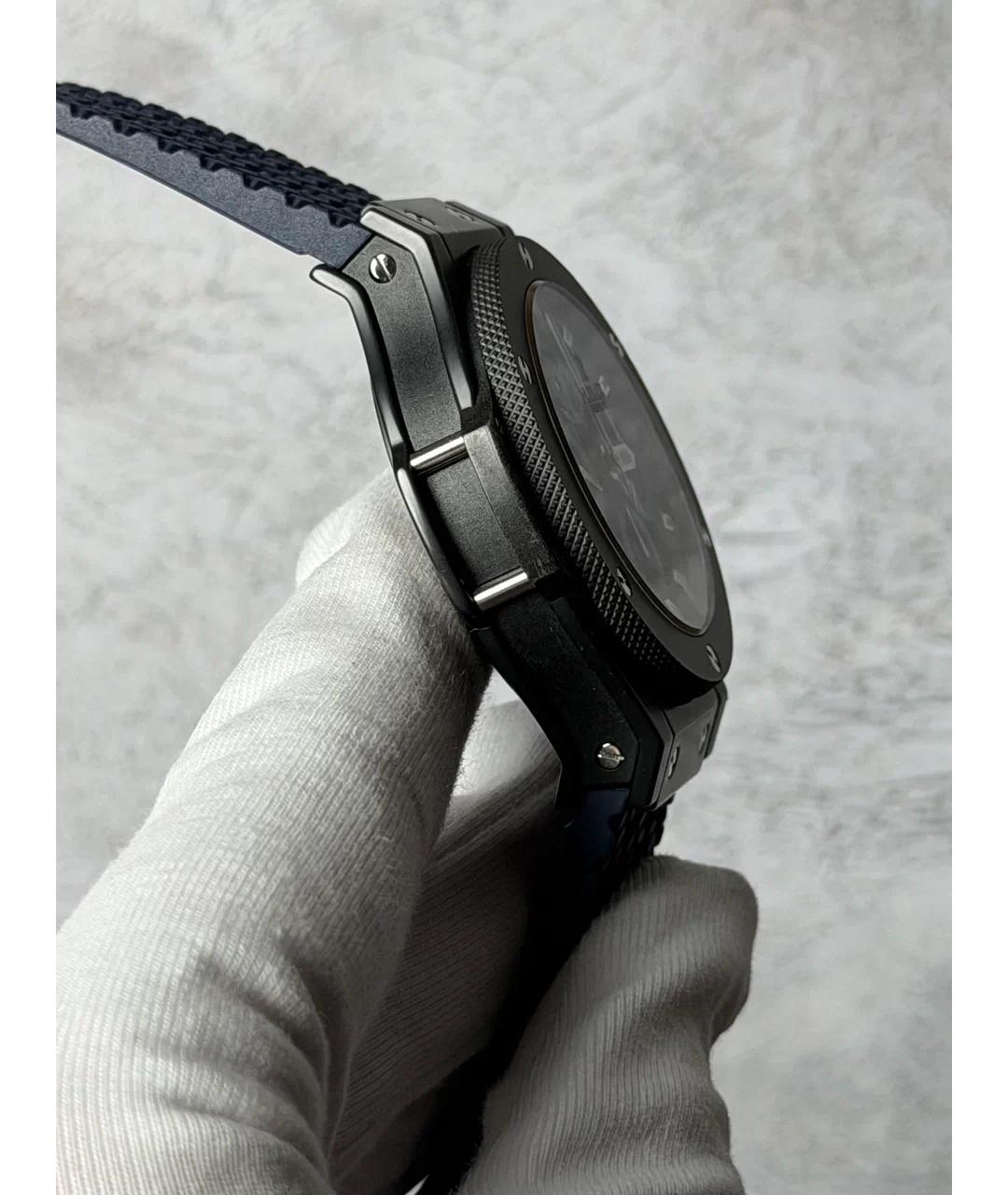 HUBLOT Синие керамические часы, фото 4