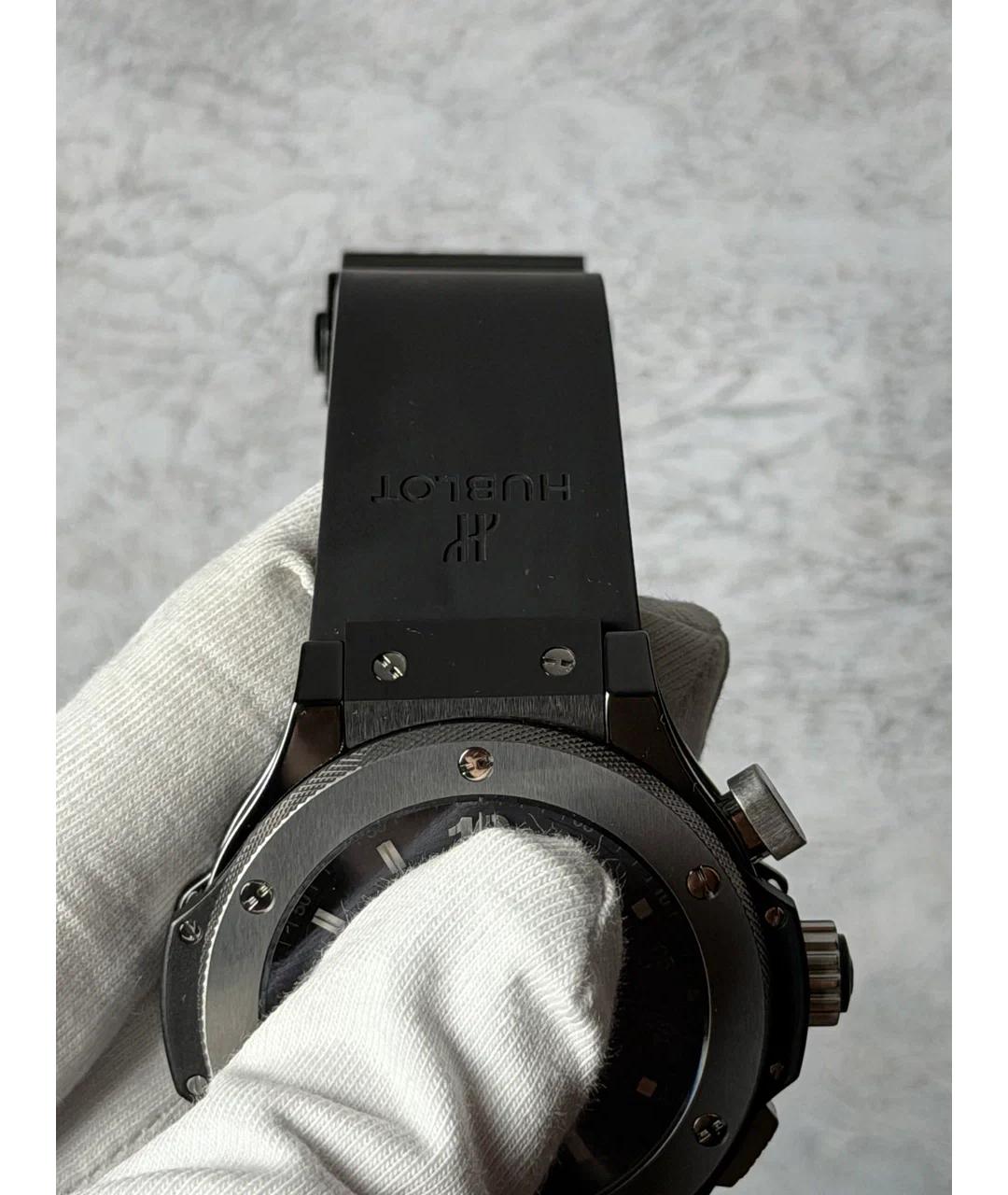 HUBLOT Черные керамические часы, фото 6