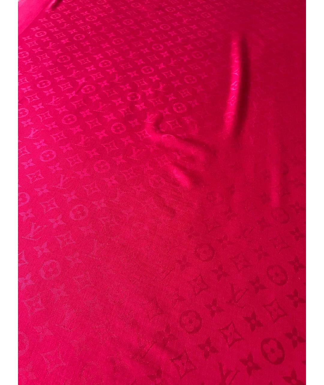 LOUIS VUITTON Фуксия шарф, фото 6