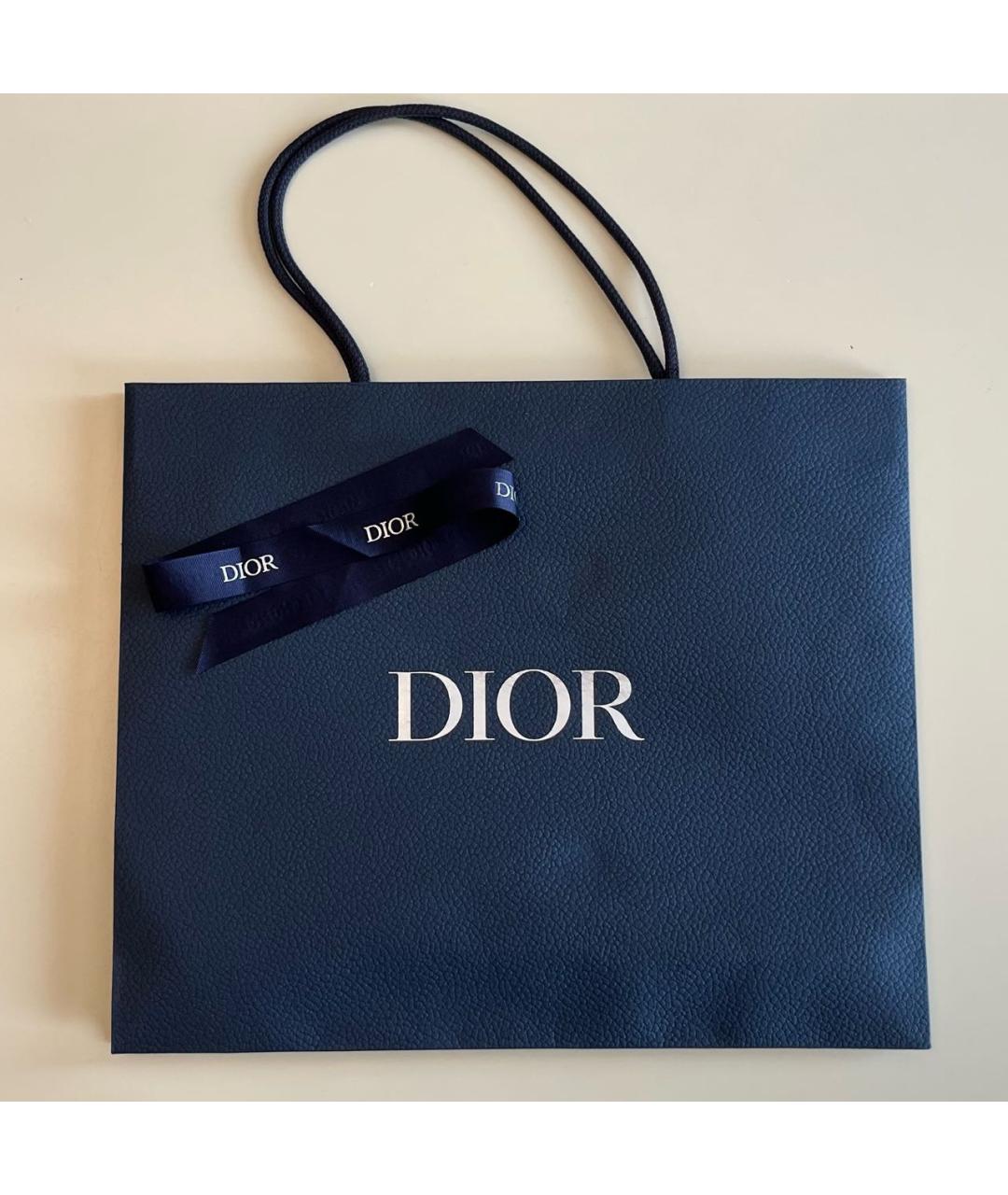 CHRISTIAN DIOR Черная кожаная папка для документов, фото 7