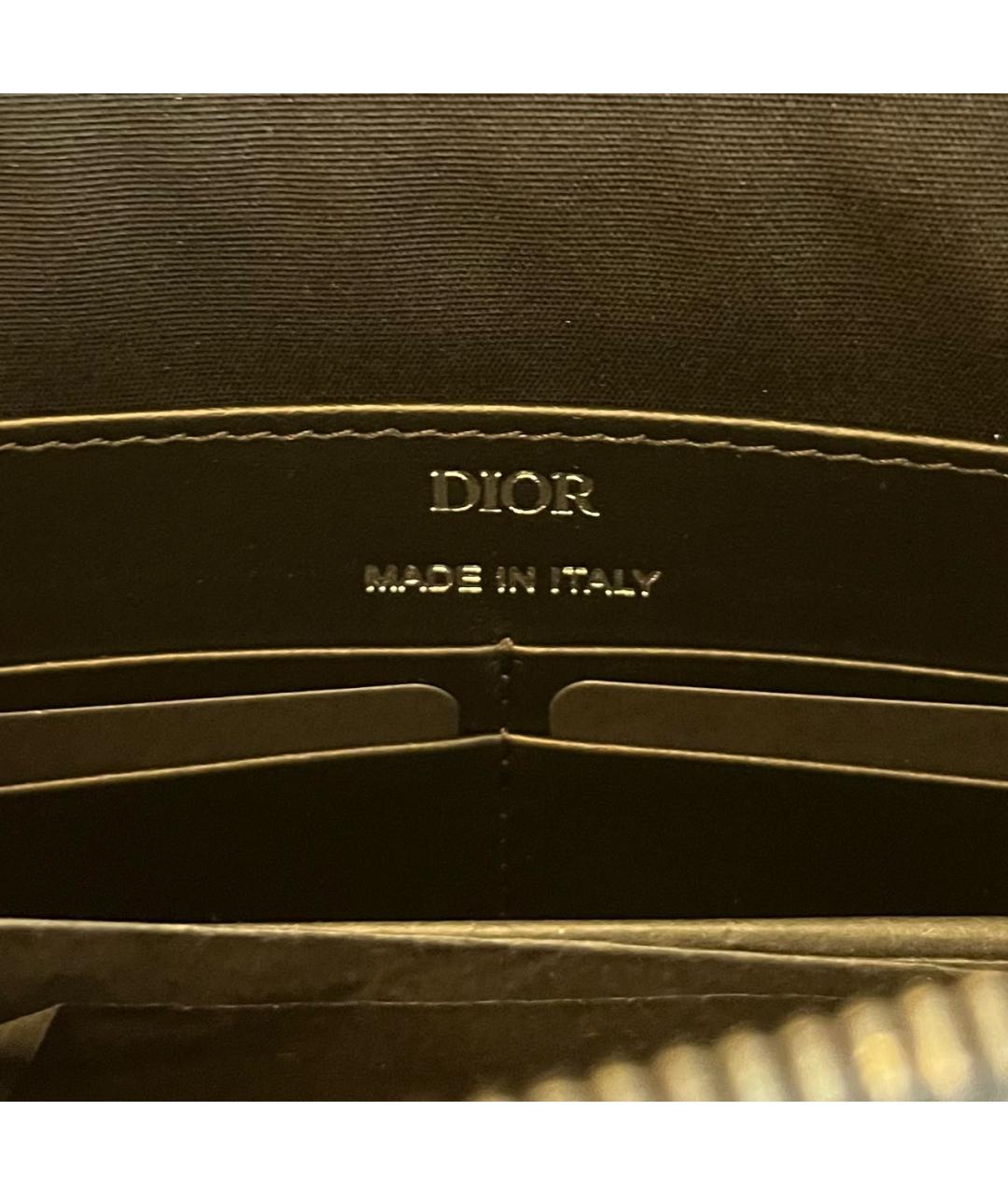 CHRISTIAN DIOR Черная кожаная папка для документов, фото 5