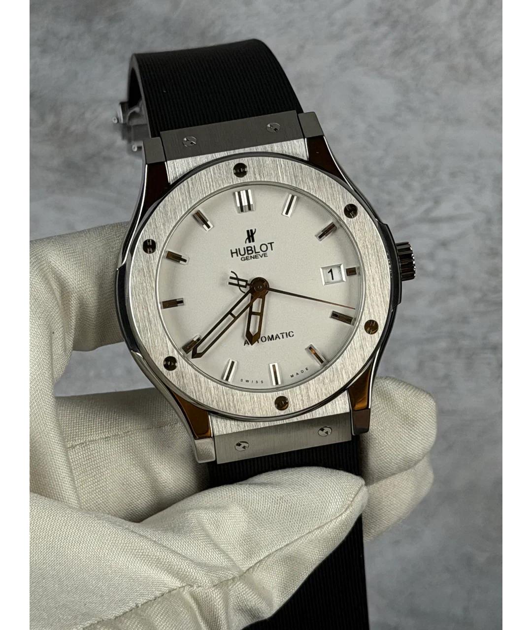 HUBLOT Белые металлические часы, фото 2
