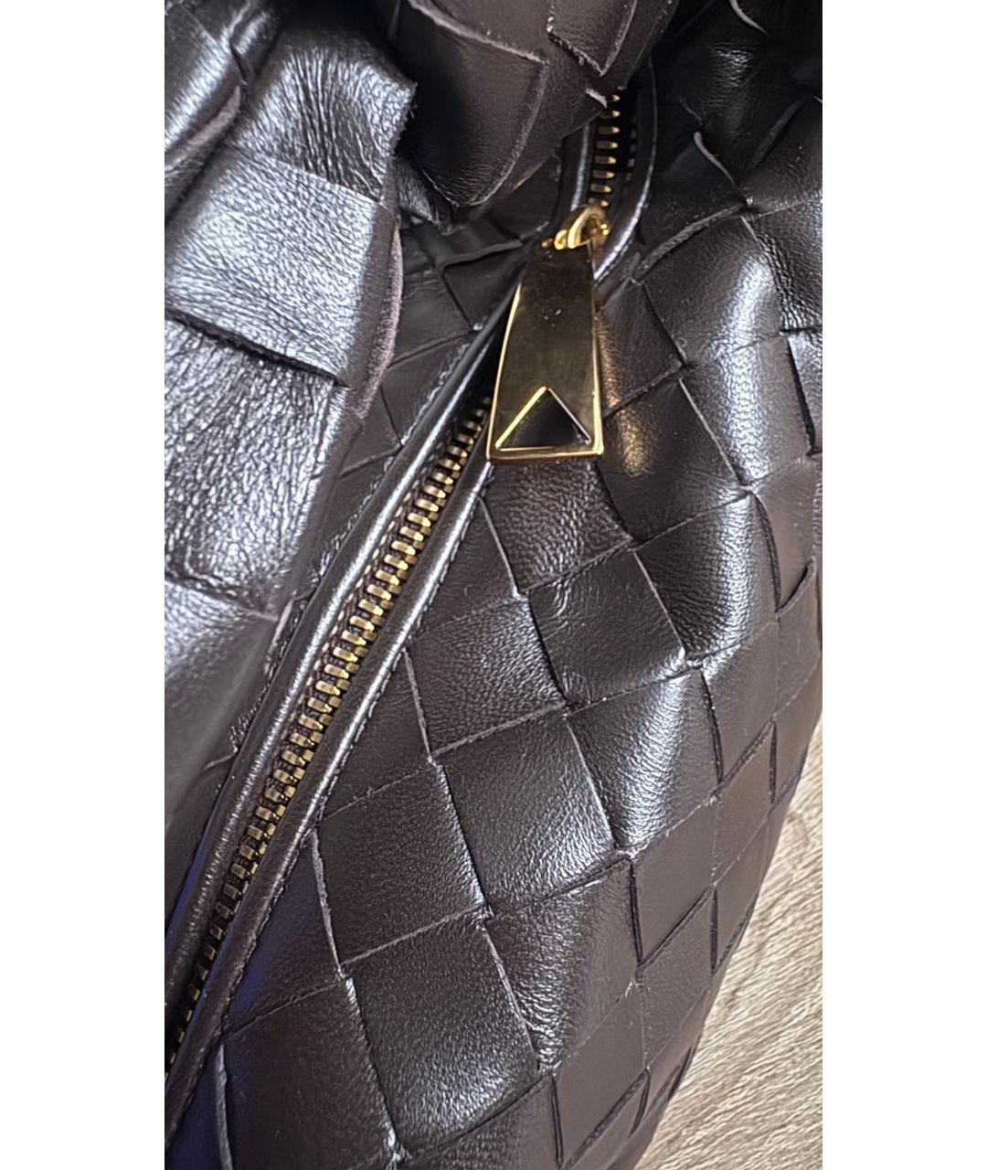BOTTEGA VENETA Коричневая кожаная сумка с короткими ручками, фото 5