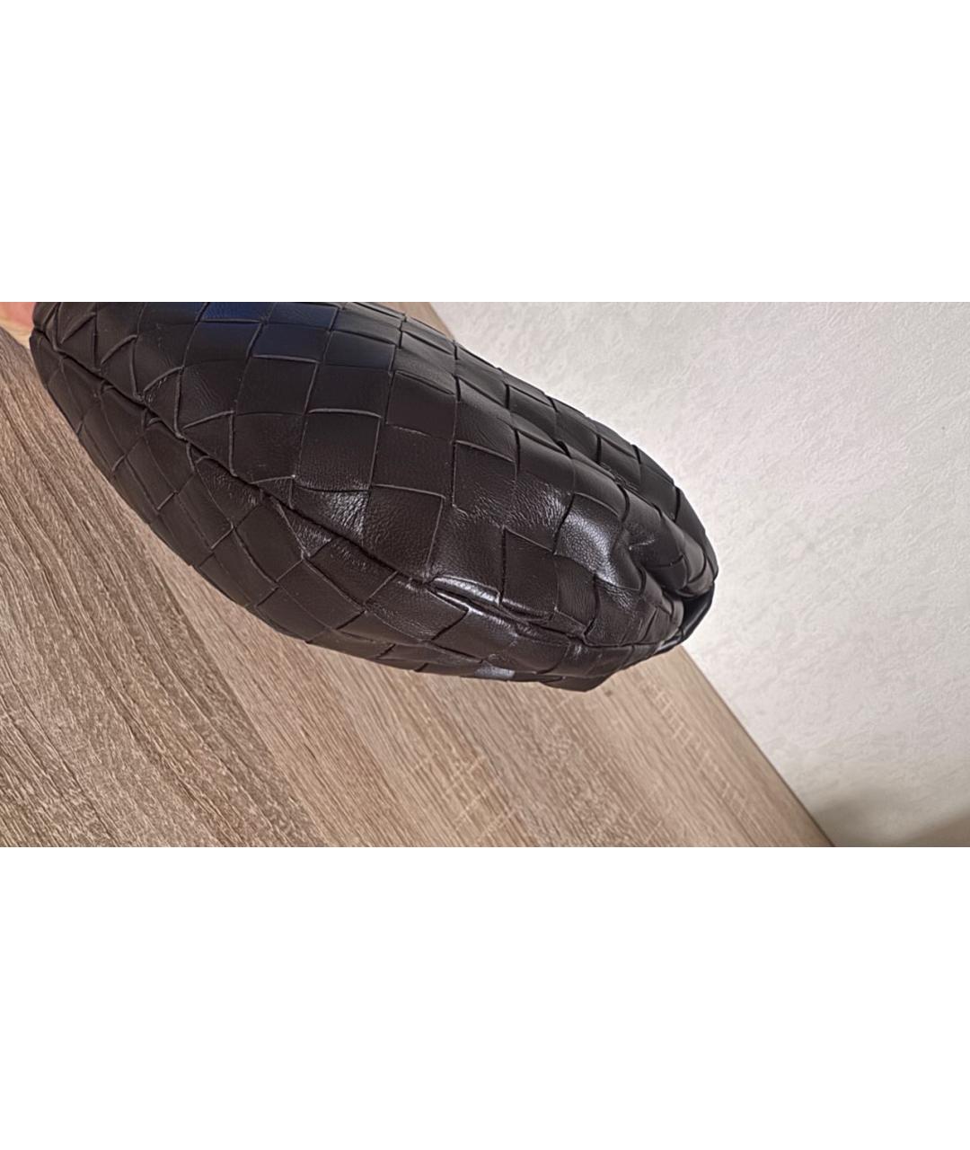 BOTTEGA VENETA Коричневая кожаная сумка с короткими ручками, фото 3