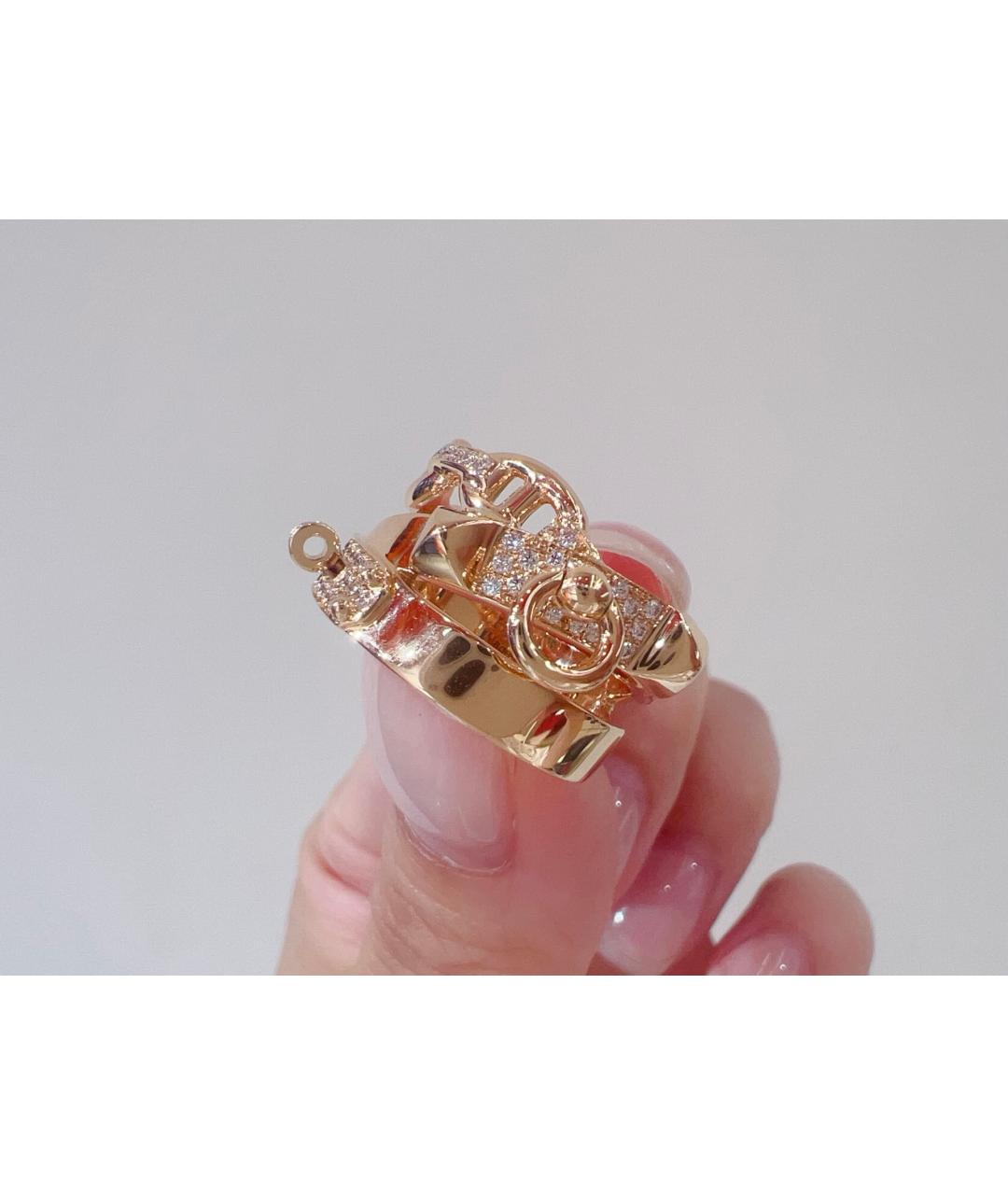HERMES Золотое кольцо из розового золота, фото 5