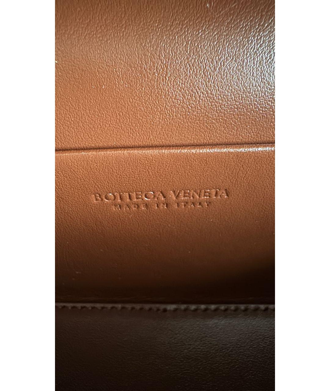 BOTTEGA VENETA Красная кожаная сумка через плечо, фото 6