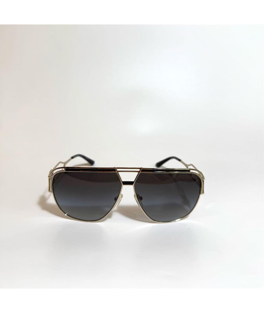 MICHAEL KORS Золотые металлические солнцезащитные очки, фото 6