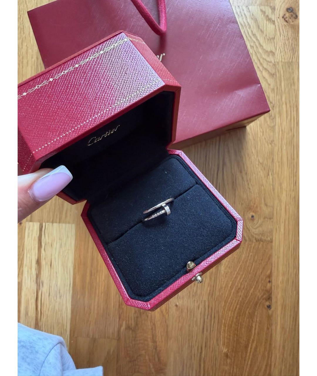CARTIER Серебряное кольцо из белого золота, фото 2