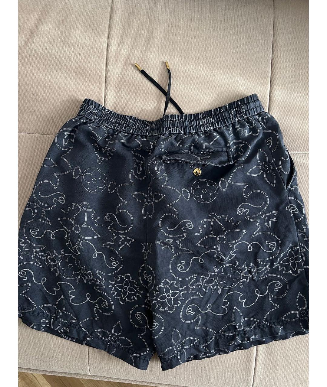 LOUIS VUITTON Синие хлопковые шорты, фото 2