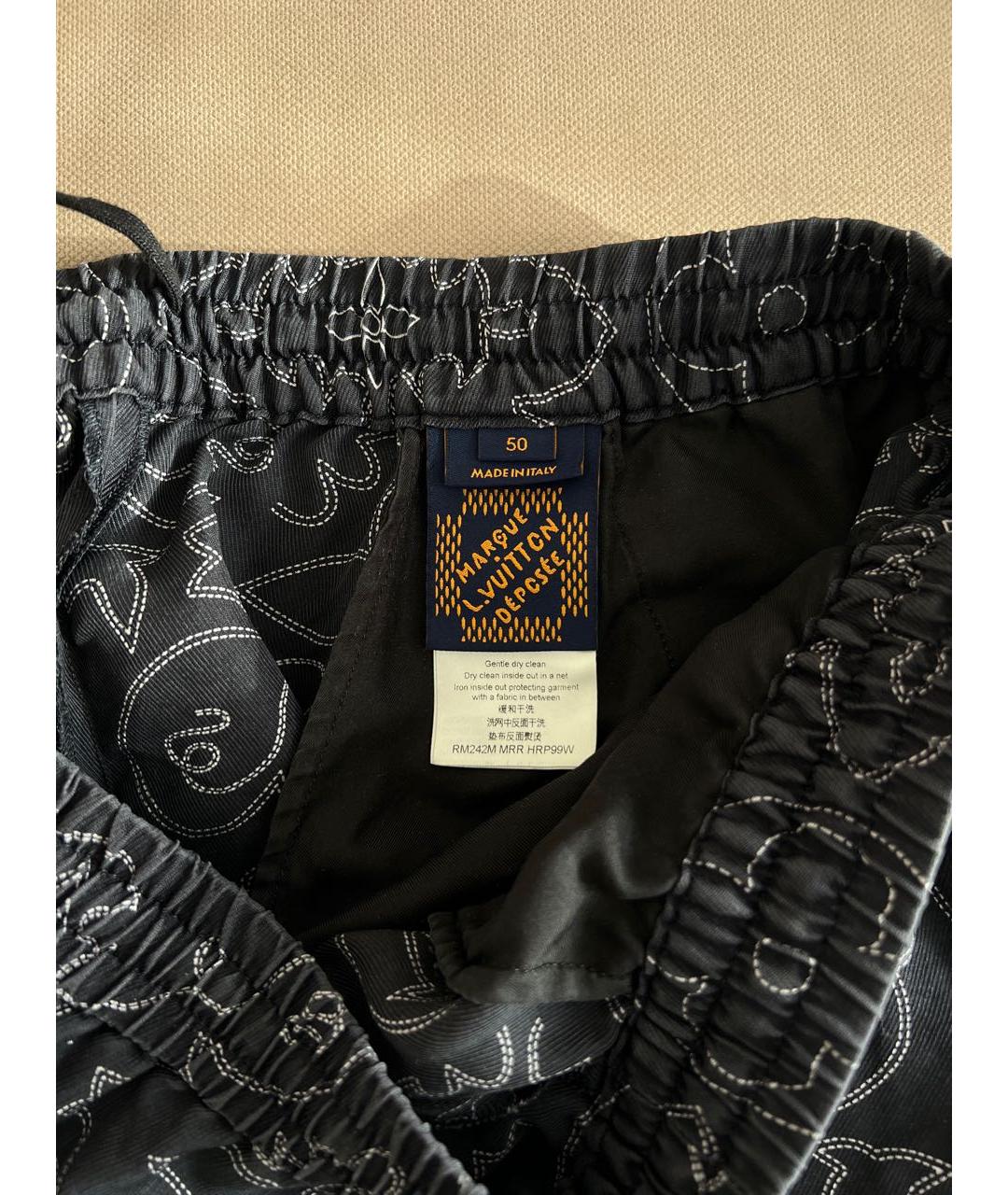 LOUIS VUITTON Синие хлопковые шорты, фото 3