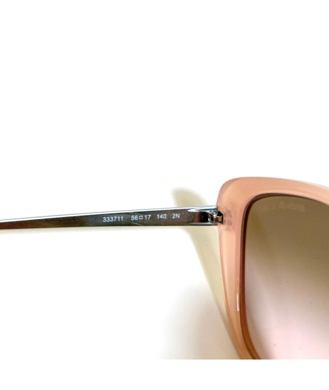 MICHAEL KORS Розовые пластиковые солнцезащитные очки, фото 4